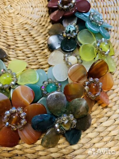 Колье бусы ожерелье