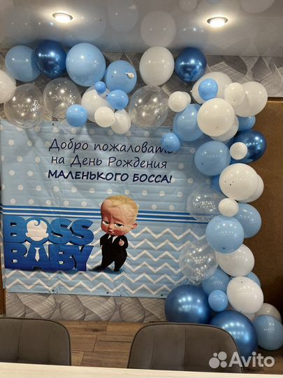 Баннер на день рождения