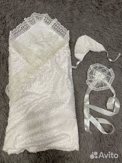 Конверт+ платье на выписку