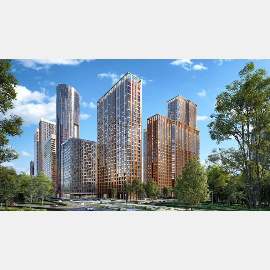 2-к. квартира, 74,4 м², 18/18 эт.