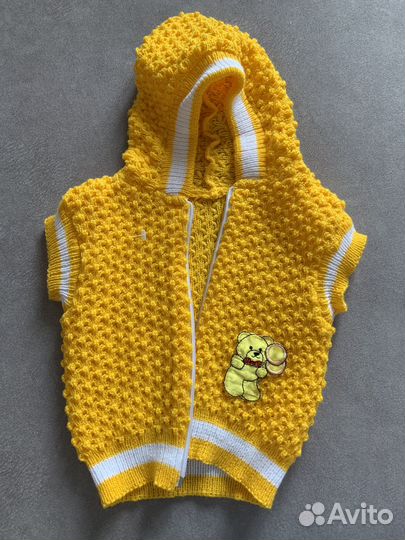 Вязаный костюм детский