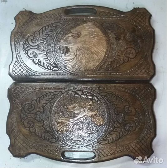 Шахматы нарды ручной работы