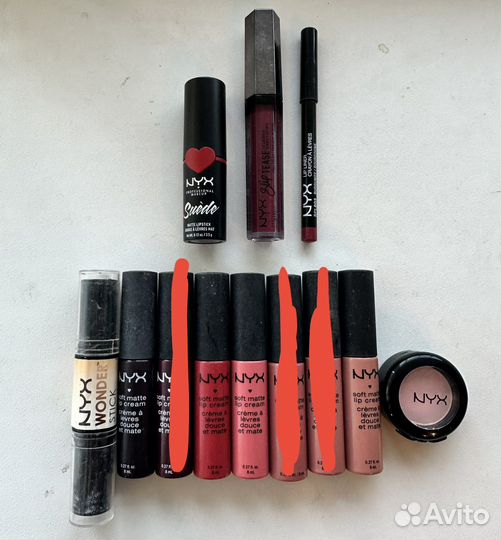 Nyx Inglot помады глиттеры пигменты блеск для губ