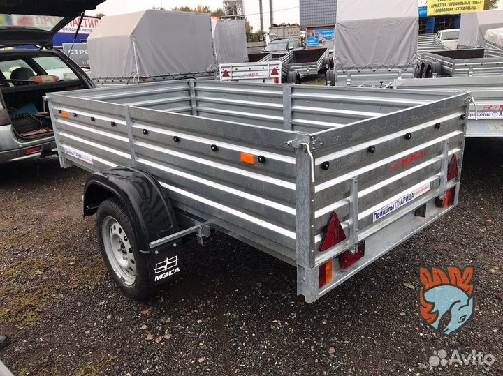 Прицеп. Рассрочка. Имеет высокие борта. Кредит