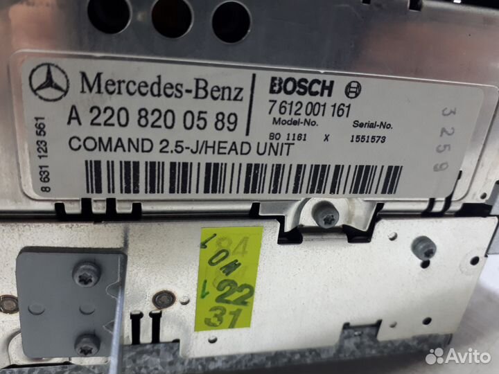 Команд на Mercedes benz W220 W215