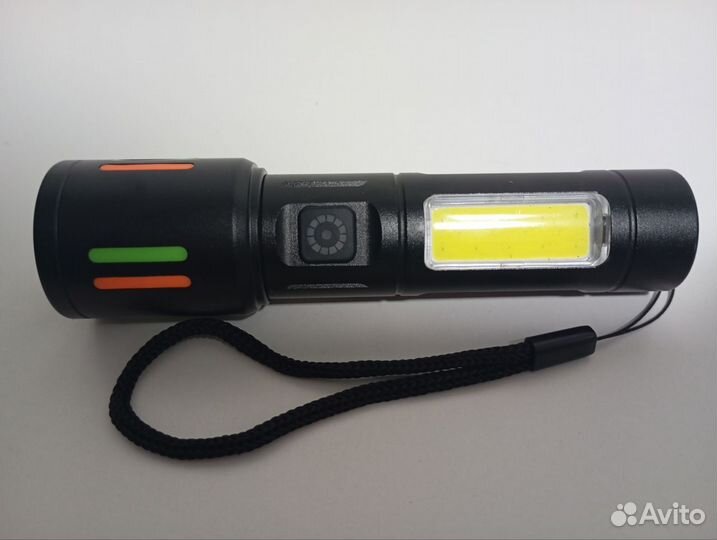 Мощный лазерный 10000Лм ручной фонарь + Налобный