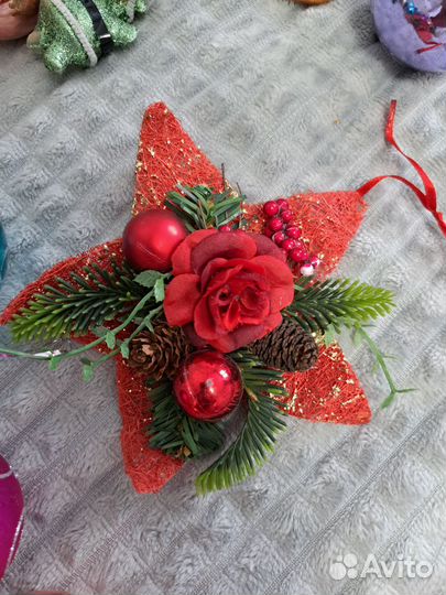 Новогодние украшения с ёлкой