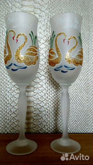 Бокалы свадебные