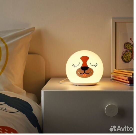 Лампа настольная светодиодная Собака Икеа