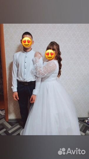 Свадебное платье 46 48 новое