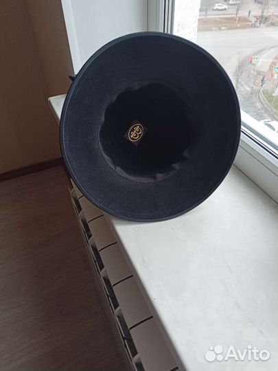 Шляпа женская черная фетр натуральная