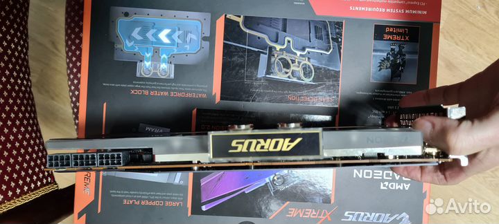 Видеокарта RX 6900 XT aorus xtreme waterforce WB