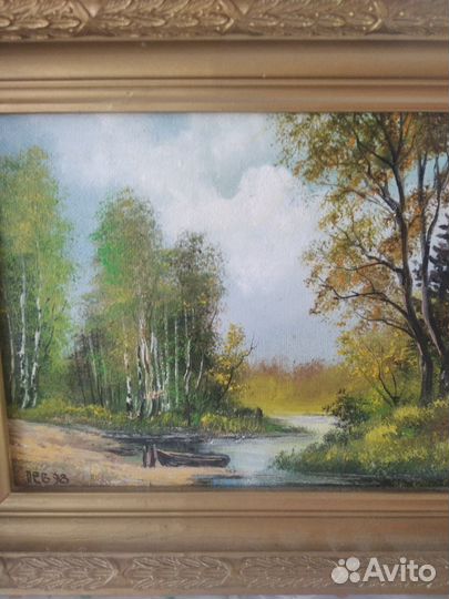 Картина маслом на холсте Лев Скобелин