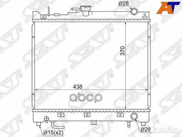 Радиатор Suzuki Jimny 98-19 / Jimny Sierra 02-18