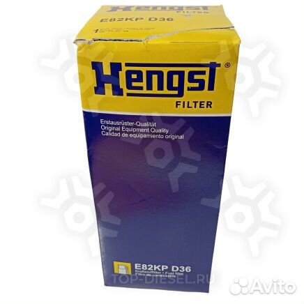 Фильтр топливный hcv Hengst E82KP D36