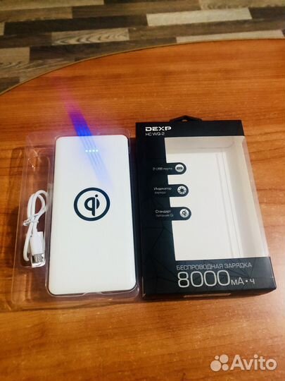 Павербанк аккумулятор 8 000 mAh dexp HC WQ-2