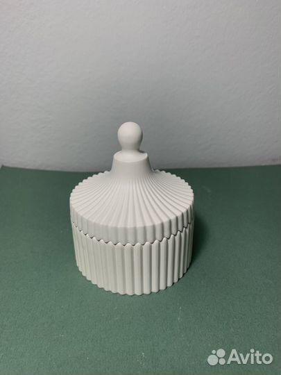 Декоративная шкатулка/изделие из гипса/для свечей