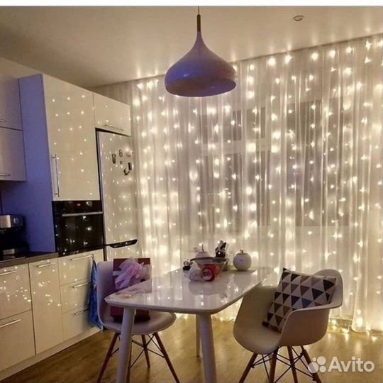 Гирлянда штора