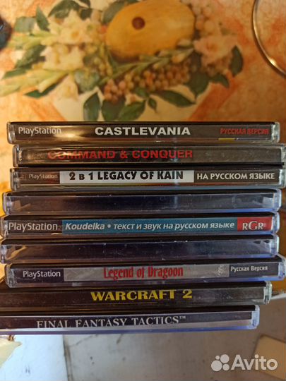 Игры диски на ps1, ps2, dreamcast