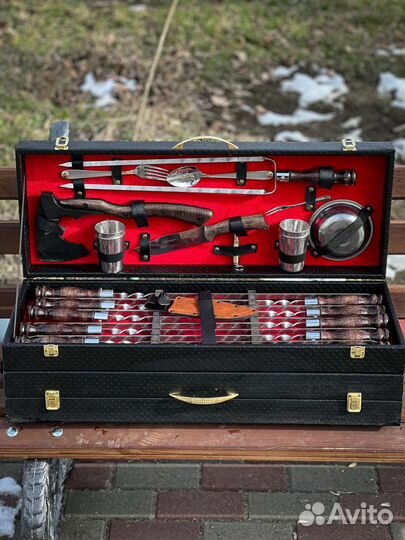 Шашлычный набор в кейсе