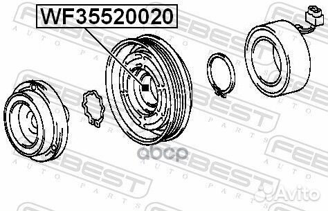 Подшипник кондиционера 35X52X20 audi A3/S3/spor