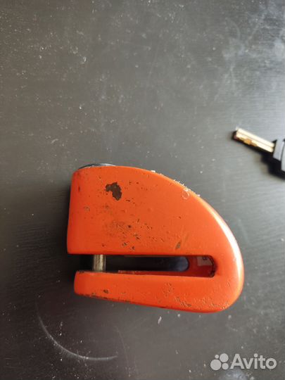 Замок на тормозной диск мотоцикла с сиреной xena