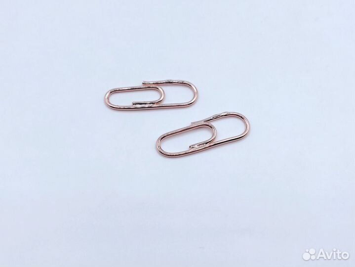 Серьги без вставок