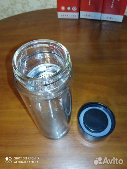 Термос стеклянный