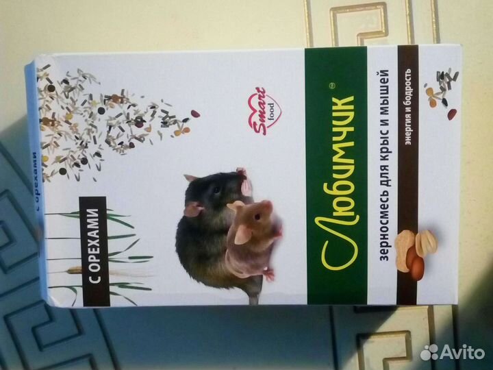 Корм для грызунов Любимчик с оехами