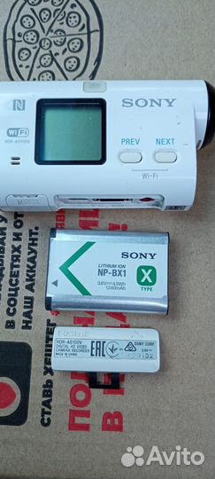 Экшн камера sony as100