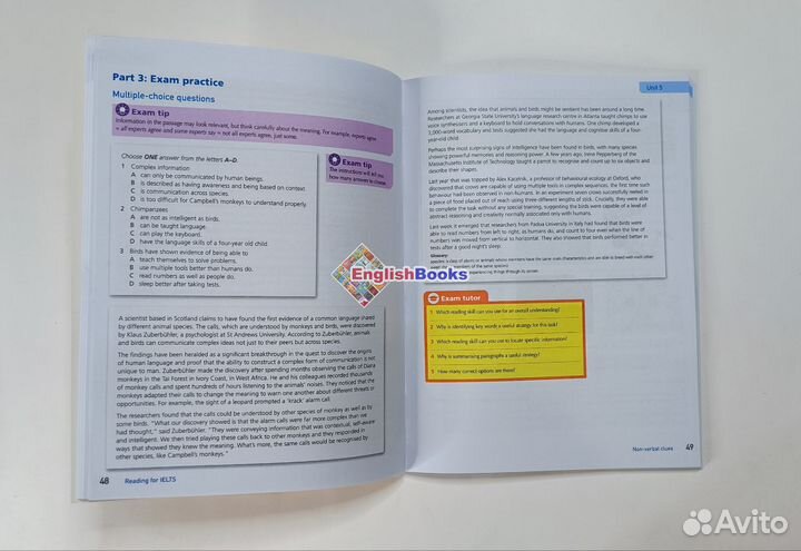 Reading for ielts, Collins, English for Exams