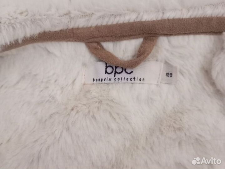 Дубленка весенняя детская 128