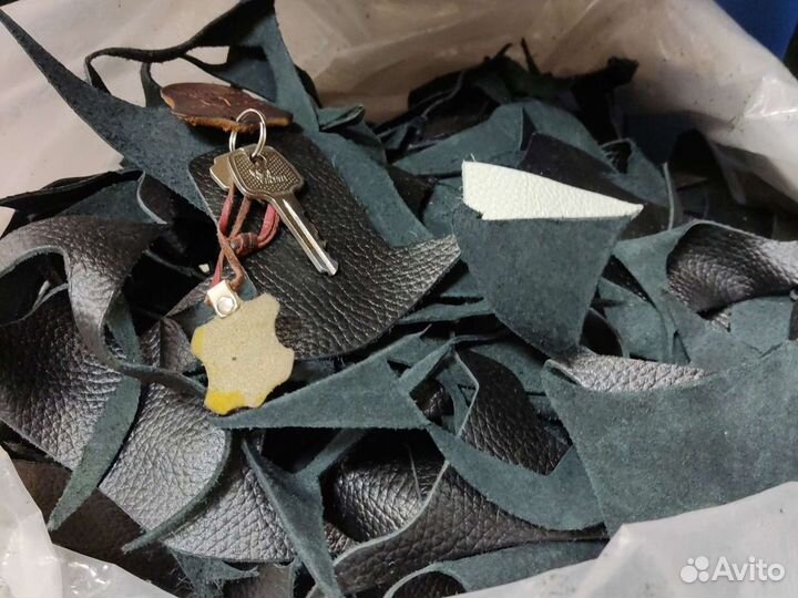 Обрезки натуральной кожи