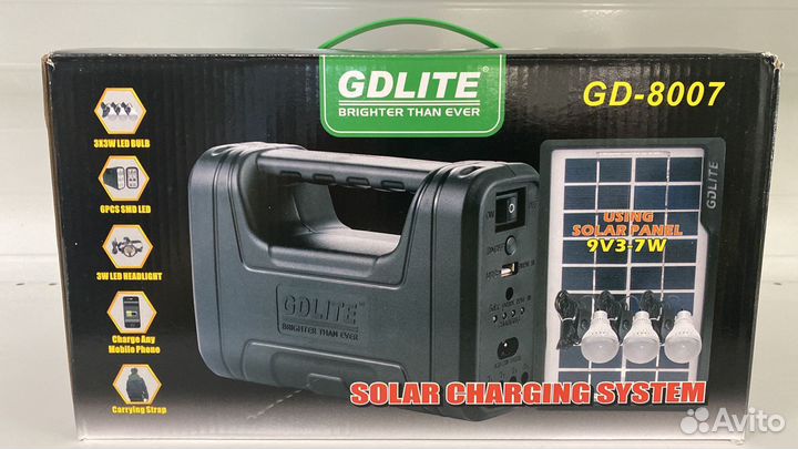 Автономная система освещения GD-8007
