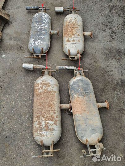 Глушитель бочка для Lifan X60