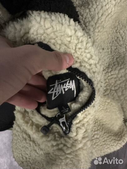 Куртка stussy sherpa 8 ball