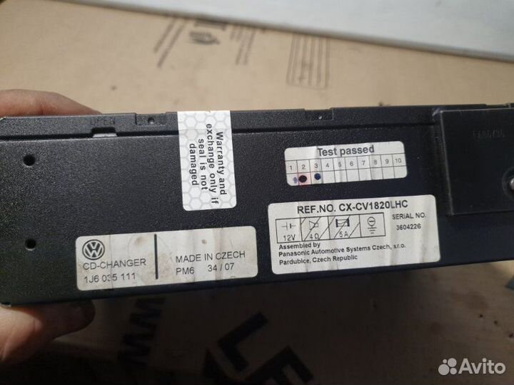 CD-Чейнджер Volkswagen Touareg 7L BKS 2007