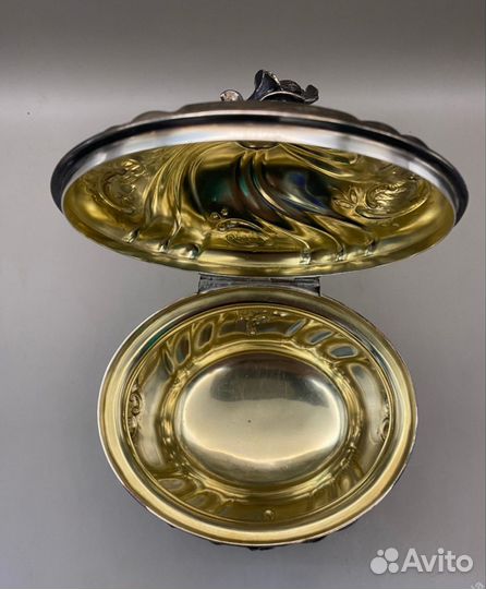 Европейское серебро - сахарница Швеция