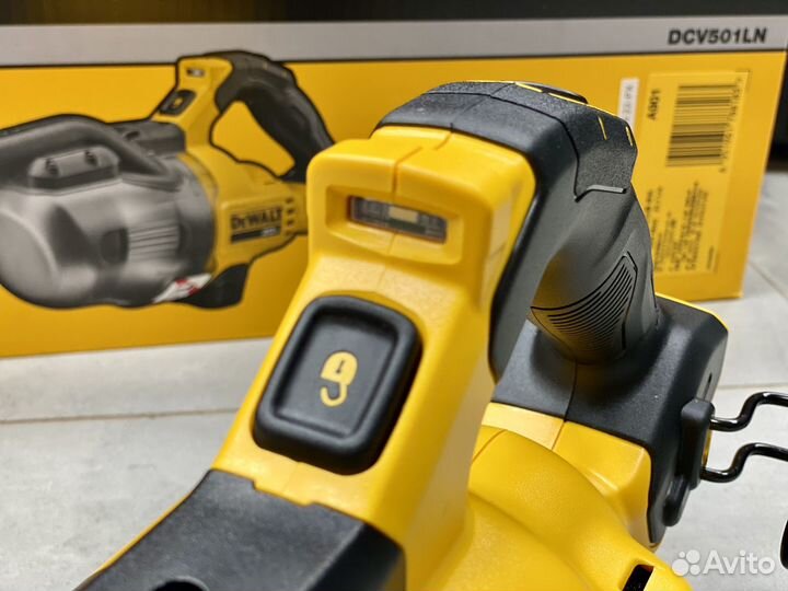 Аккумуляторный пылесос dewalt DCV501LN