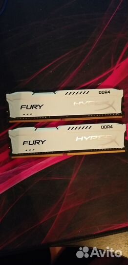 HyperX Fury DDR4 16Gb (2x8G) 2133 HX421C14FW2K2/16