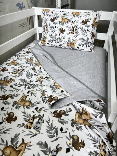 Детское постельное белье пошив на заказ ранфорс