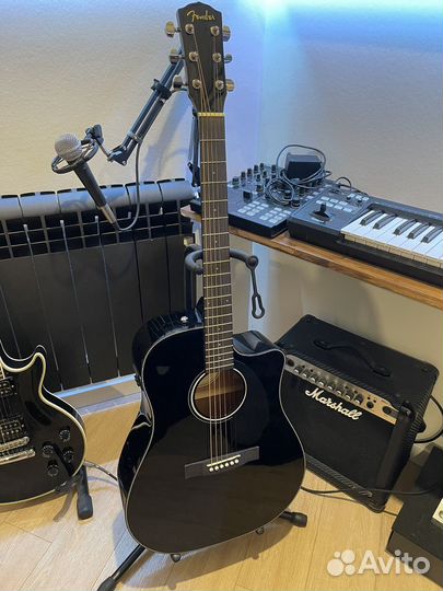 Акустическая гитара fender cd 60sce