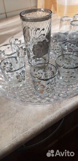 Стаканы,стопки тонкое стекло СССР