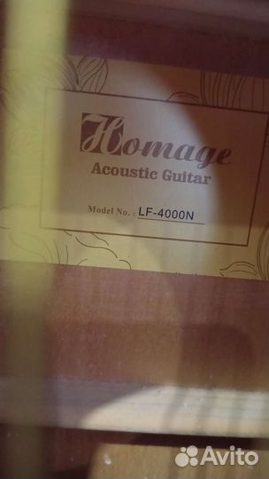 Акустическая гитара homage lf-4000n