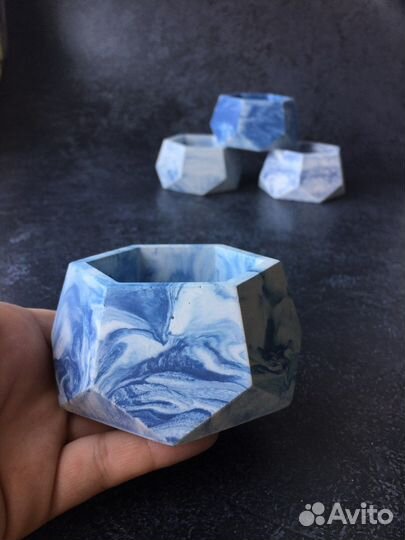 Кашпо из гипса