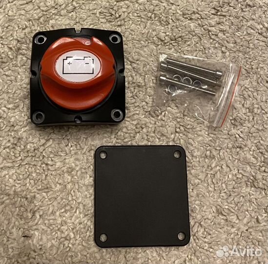 Выключатель массы 12-24В в лодку, съемная рукоятка