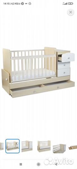 Кроватка детская трансформер