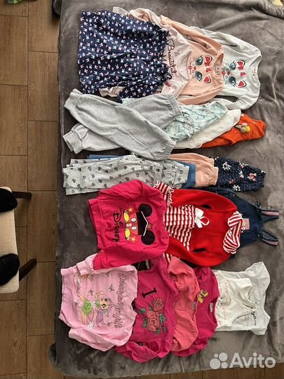 Вещи пакетом на девочку86-92