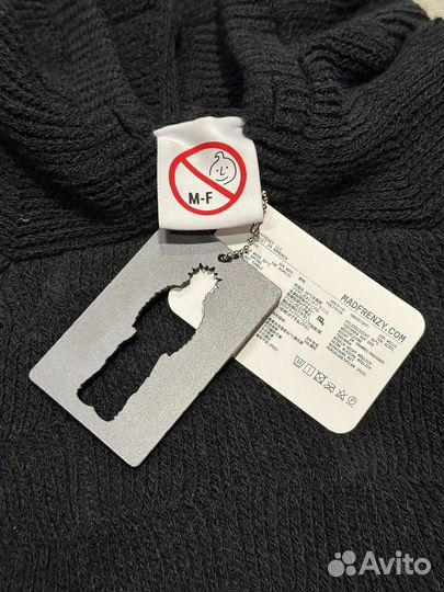 Mad frenzy spiked knit hoodie (вязаный худи)