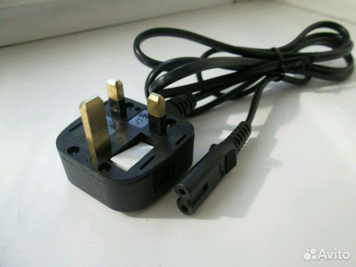 Кабель 3 штекера (разъем BS 1363)